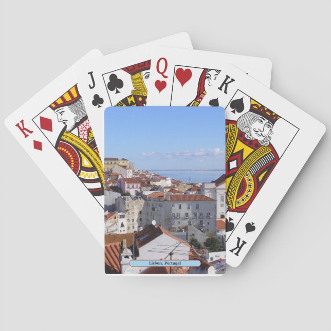Baraja De Cartas Lisboa, Portugal (Reverso)