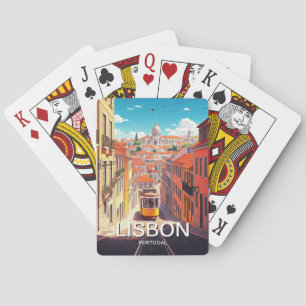 Baraja De Cartas Lisboa Portugal Panteón Alfama Anime