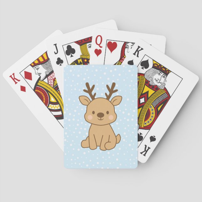 Baraja De Cartas Little Reindeer (Reverso)