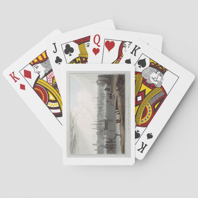 Baraja De Cartas Liverpool, tomado del lado opuesto del río (Reverso)