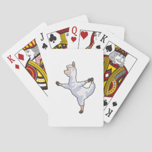 Baraja De Cartas Llama al gimnasio del yoga