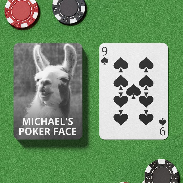 Baraja De Cartas Llama cara de póquer (These Llama face playing cards are the ideal touch to liven things up.)