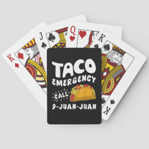 Baraja De Cartas  Llamada de emergencia de taco 9 Juan Juan diverti