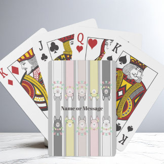 Baraja De Cartas Llamadas personalizadas y atractivas retro colorid