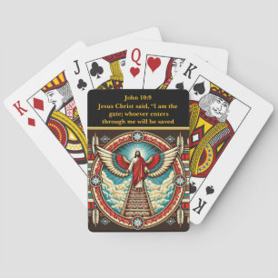 Baraja De Cartas Llamado radiante de Jesús al cielo