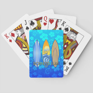Baraja De Cartas Llevado practicar surf