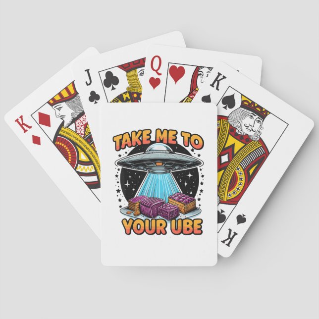 Baraja De Cartas Llévame a tu Ube (Reverso)