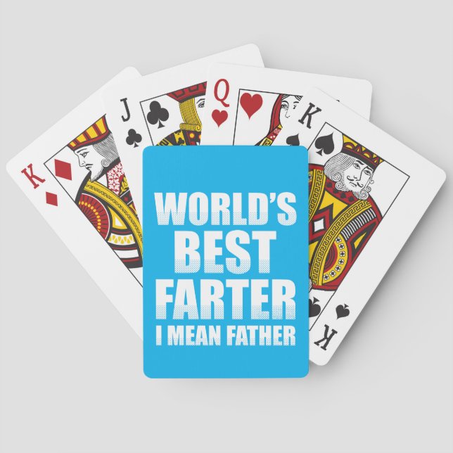 Baraja De Cartas Lo mejor del mundo me refiero a padre (Reverso)