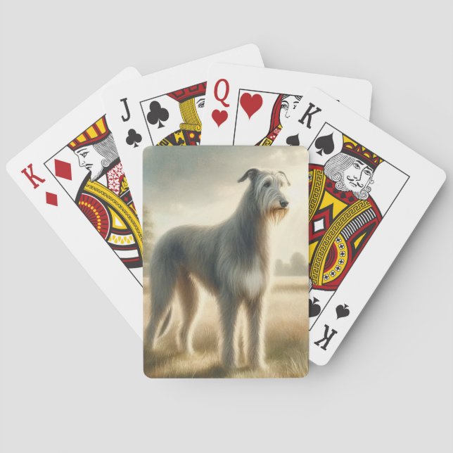 Baraja De Cartas Lobero Irlandés (Reverso)