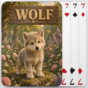 Baraja De Cartas Lobo Cachorro Cuaderno De Cuentos Sala De Los Anim