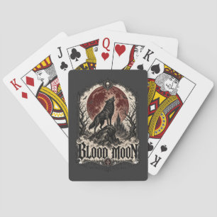 Baraja De Cartas LOBO DE LUNA DE SANGRE — Terror Gótico