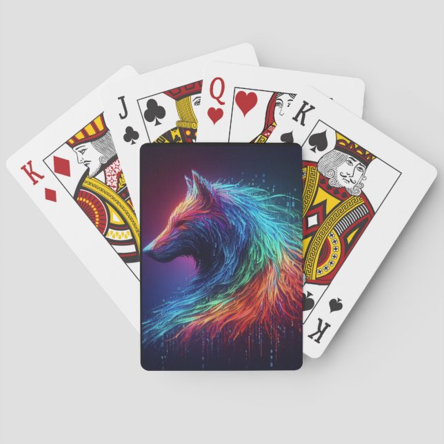 Baraja De Cartas Lobo Magnífico (Reverso)