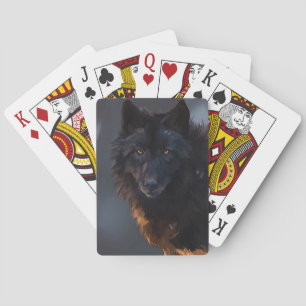 Baraja De Cartas Lobo negro