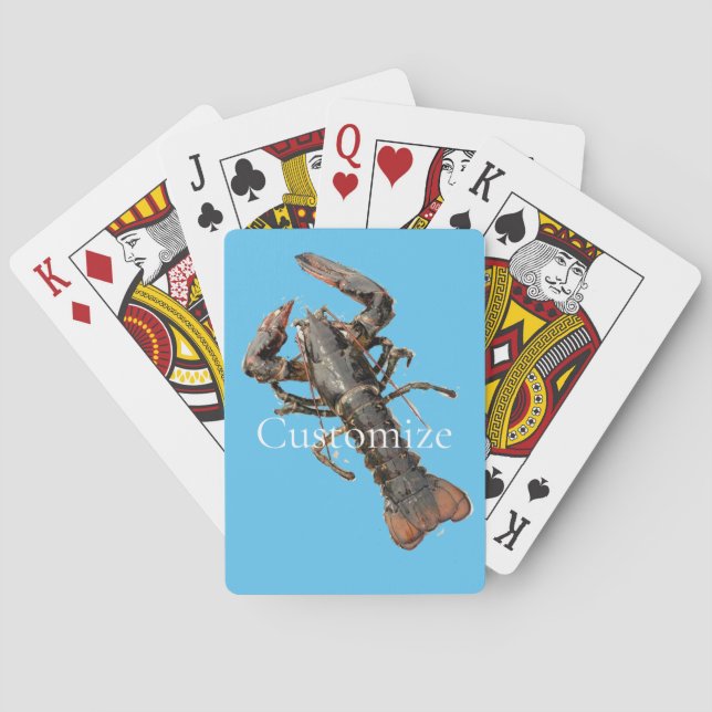 Baraja De Cartas Lobster de Maine fresco Thunder_Cove (Reverso)