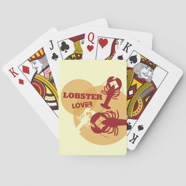 Baraja De Cartas Lobster Lover (Reverso)