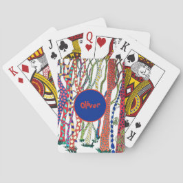 Baraja De Cartas loco bosque divertido feliz