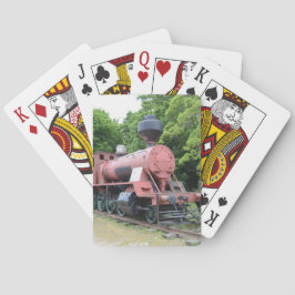 Baraja De Cartas Locomotora de vapor americana antigua