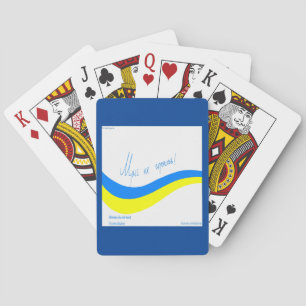 Baraja De Cartas Logo de avión gigante de Ucrania y sueños que no m