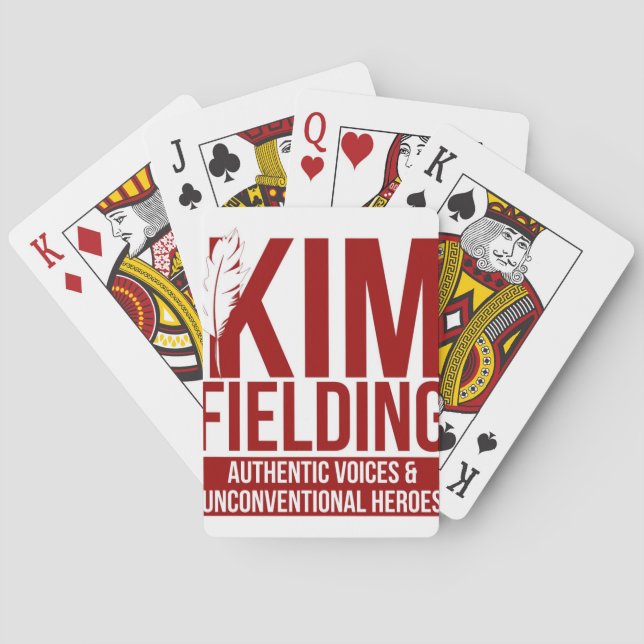 Baraja De Cartas Logo de Kim Fielding (Reverso)