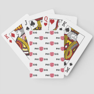 Baraja De Cartas Logo de Phi Sigma Kappa