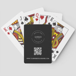 Baraja De Cartas LOGO empresarial personalizado CÓDIGO QR corporati