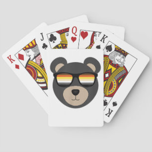 Baraja De Cartas Logo Gay Bear Gafas de sol