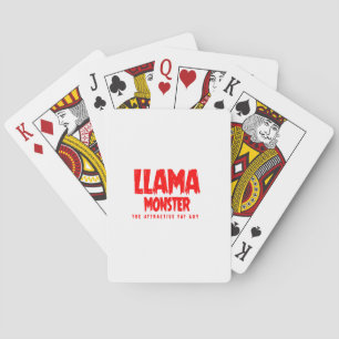 Baraja De Cartas Logo rojo de Monstruo de Llama