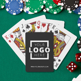Baraja De Cartas Logotipo comercial de personalizado con marca prom