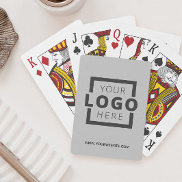Baraja De Cartas Logotipo comercial promocional de marca personaliz