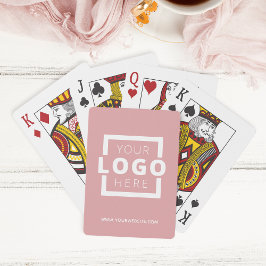 Baraja De Cartas Logotipo comercial promocional de marca personaliz