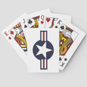 Baraja De Cartas logotipo de la Fuerza Aérea