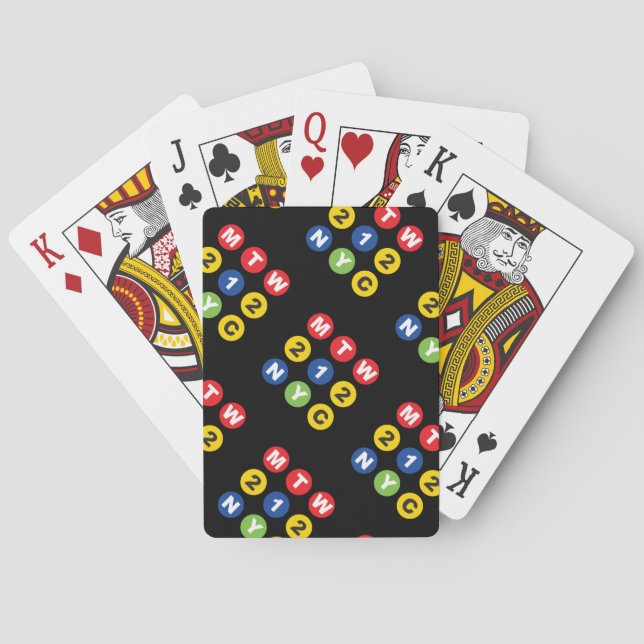 Baraja De Cartas Logotipo de MTW (Reverso)