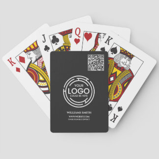 Baraja De Cartas Logotipo de negocio Código QR Branding Corporativo