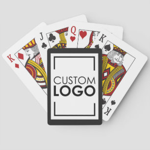 Baraja De Cartas Logotipo grande de marca de empresa personalizada