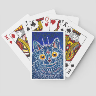 Baraja De Cartas Lois Wain Blue Fractal Cat