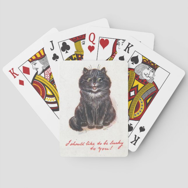Baraja De Cartas Lois Wain Lucky Black Cat (Reverso)