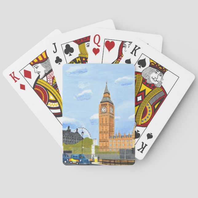 Baraja De Cartas London Big Ben (Reverso)