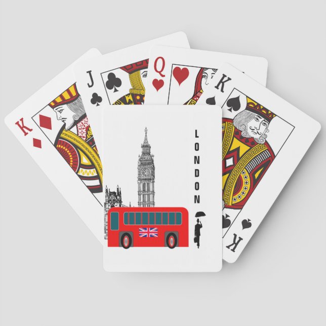 Baraja De Cartas Londres (Reverso)