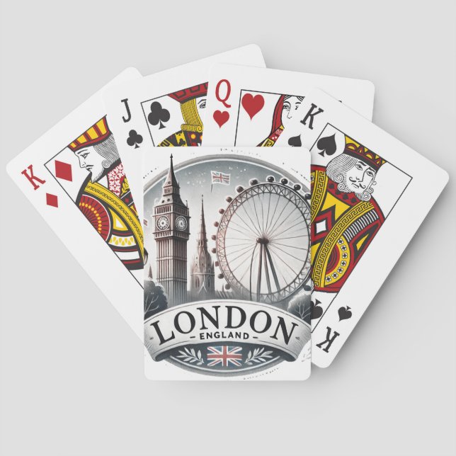Baraja De Cartas Londres (Reverso)