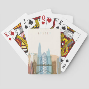 Baraja De Cartas Londres, Inglaterra   Línea aérea de la ciudad