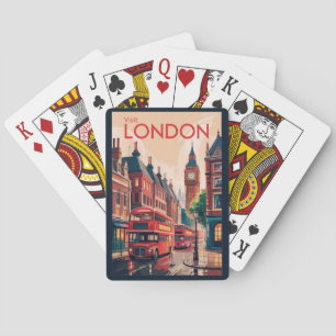 Baraja De Cartas Londres Inglaterra Viaje de arte
