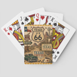 Baraja De Cartas Lone Star Carretera 66 Apuesta Longhorn