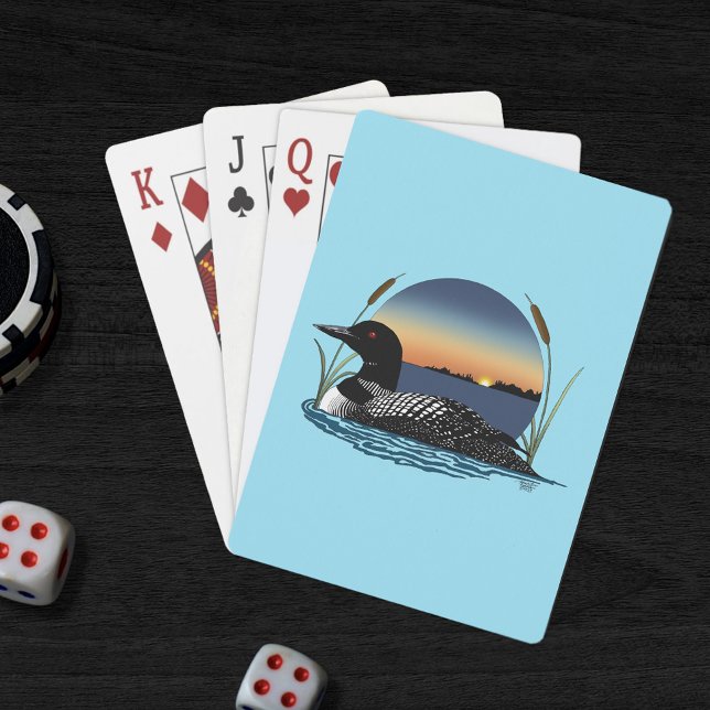 Baraja De Cartas Loon Sunset Blue (Subido por el creador)