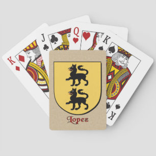 Baraja De Cartas Lopez Heraldic Shield