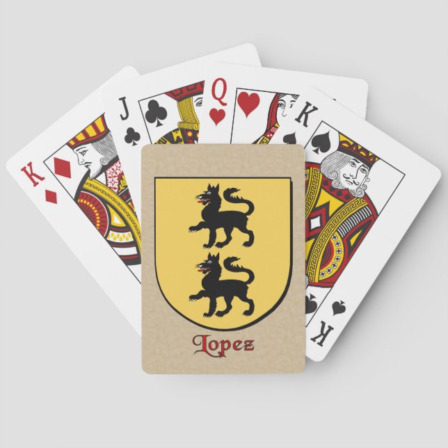 Baraja De Cartas Lopez Heraldic Shield (Reverso)