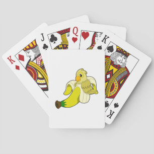 Baraja De Cartas Loro con banana