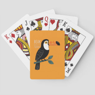Baraja De Cartas Loro divertido juego de palabras del pico porque e