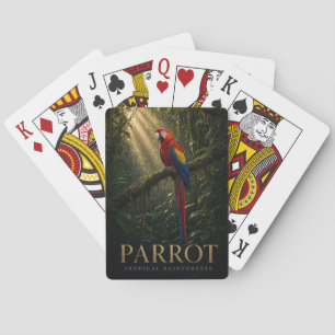 Baraja De Cartas Loro Selvas Tropicales Vida Silvestre ANIMAL