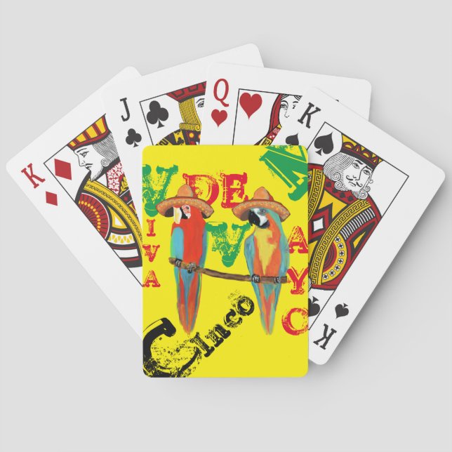 BARAJA DE CARTAS LOROS (Reverso)