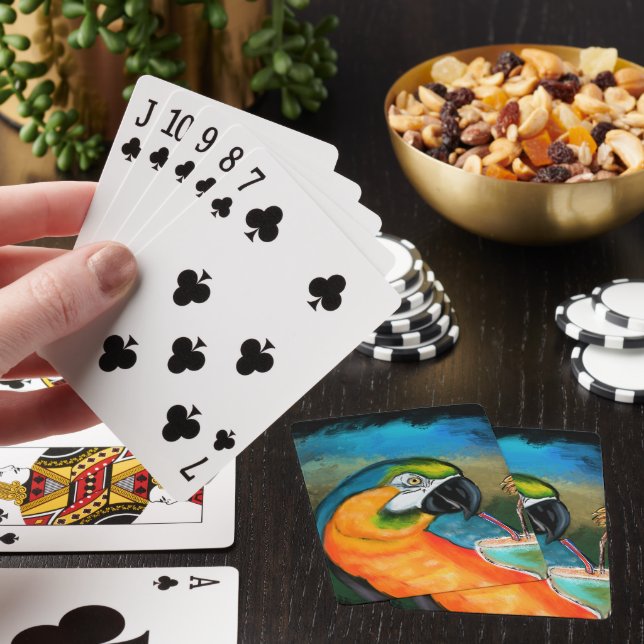 Baraja De Cartas Loros de Fiesta (In Situ)